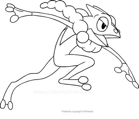 Desenho de Frogadier dos Pokemon para colorir: Aprender a Dibujar Fácil con este Paso a Paso, dibujos de A Frogadier, como dibujar A Frogadier para colorear e imprimir
