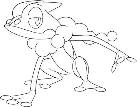 Dibujos para colorear Pokemon - Frogadier - Dibujos Pokemon: Aprender como Dibujar Fácil con este Paso a Paso, dibujos de A Frogadier, como dibujar A Frogadier para colorear