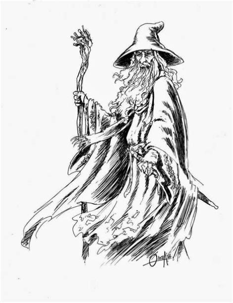Dibujos para colorear. Maestra de Infantil y Primaria: Dibujar y Colorear Fácil, dibujos de A Gandalf, como dibujar A Gandalf paso a paso para colorear