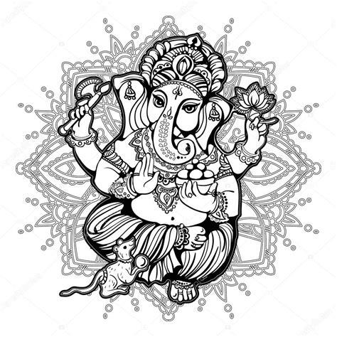 Imágenes: ganesha para imprimir | libro de colorear: Dibujar y Colorear Fácil con este Paso a Paso, dibujos de A Ganesha, como dibujar A Ganesha para colorear e imprimir