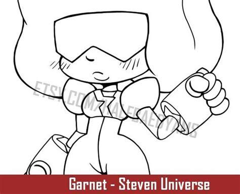 Items similar to Steven Universe: Garnet - Clip Art: Aprender como Dibujar Fácil con este Paso a Paso, dibujos de A Garnet Kawaii, como dibujar A Garnet Kawaii para colorear