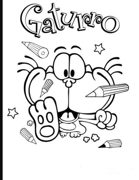 Imagenes de gaturro para imprimir - Imagui: Dibujar y Colorear Fácil con este Paso a Paso, dibujos de A Gatuno, como dibujar A Gatuno para colorear