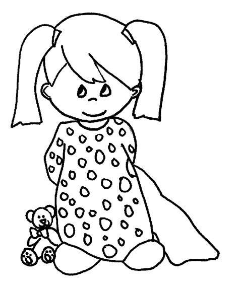 Portal Escuela Niña preparándose para dormir. Dibujo: Dibujar Fácil, dibujos de A Girlfriend, como dibujar A Girlfriend para colorear e imprimir