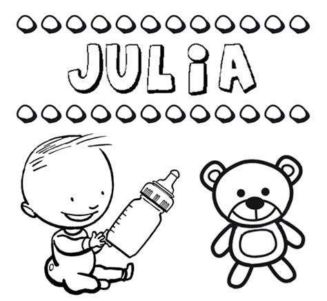 Dibujo del nombre Julia para colorear. pintar e imprimir: Dibujar Fácil con este Paso a Paso, dibujos de A Giulia, como dibujar A Giulia paso a paso para colorear