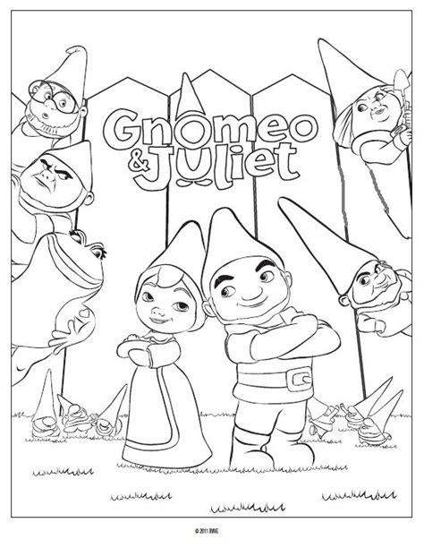 LAMINAS PARA COLOREAR - COLORING PAGES: Gnomeo y Julieta: Dibujar y Colorear Fácil con este Paso a Paso, dibujos de A Gnomeo Y Julieta, como dibujar A Gnomeo Y Julieta para colorear e imprimir