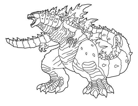 Dibujos de Godzilla para Colorear - Dibujos-Online.Com: Dibujar Fácil con este Paso a Paso, dibujos de A Godzilla, como dibujar A Godzilla paso a paso para colorear