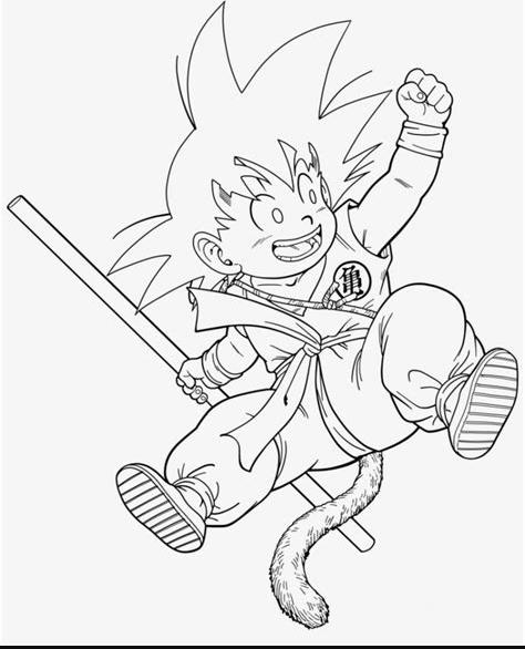 Las Mejores Imágenes de Goku para Descargar | 27: Aprender a Dibujar y Colorear Fácil, dibujos de A Goku Para Niños, como dibujar A Goku Para Niños para colorear e imprimir