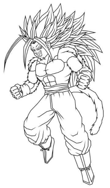 Goku Fase 5 Para Colorear / Descarga La Mejores Fotos De: Aprende como Dibujar Fácil con este Paso a Paso, dibujos de A Goku Ssj 20, como dibujar A Goku Ssj 20 para colorear