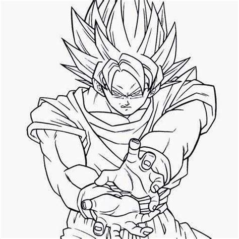 Imagen de Goku para colorear - Dibujos De: Aprende a Dibujar Fácil, dibujos de A Goku Ssj Haciendo El Kamehameha, como dibujar A Goku Ssj Haciendo El Kamehameha para colorear