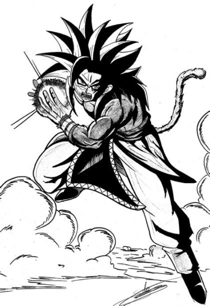 Goku ssj4 kamehameha by ChibiDamZ on DeviantArt: Aprende como Dibujar Fácil, dibujos de A Goku Ssj4 Kamehameha, como dibujar A Goku Ssj4 Kamehameha paso a paso para colorear