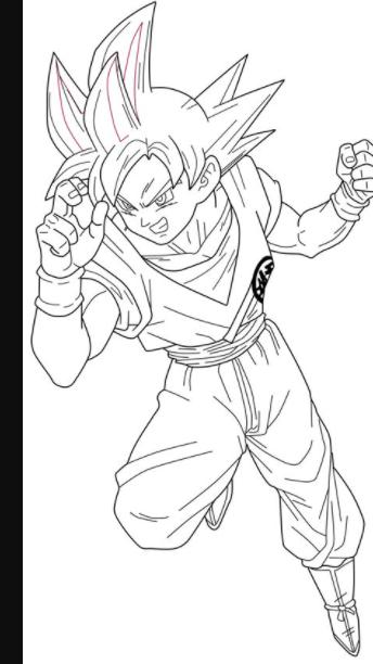 Dibujos Para Colorear Goku Super Saiyan 10 - Para Colorear: Aprende a Dibujar y Colorear Fácil con este Paso a Paso, dibujos de A Goku Super Saiyan 4, como dibujar A Goku Super Saiyan 4 paso a paso para colorear