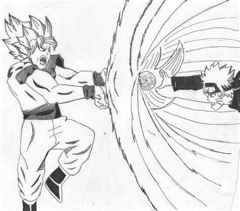 Dibujos Para Colorear De Naruto Vs Goku - Impresion gratuita: Aprende como Dibujar Fácil con este Paso a Paso, dibujos de A Goku Vs Naruto, como dibujar A Goku Vs Naruto para colorear e imprimir