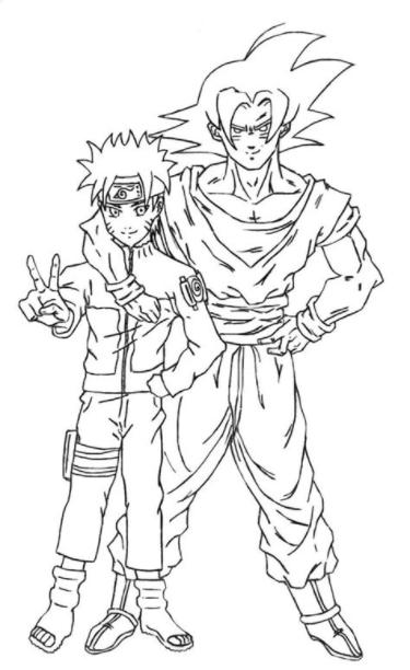 Cómo dibujar A Goku Vs Naruto 】 Paso a Paso Muy Fácil 2023 - Dibuja Fácil