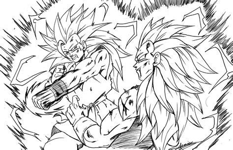 goku ssj3 vs vegeta ssj3 by ChibiDamZ on DeviantArt: Dibujar y Colorear Fácil con este Paso a Paso, dibujos de A Goku Vs Vegeta, como dibujar A Goku Vs Vegeta para colorear e imprimir