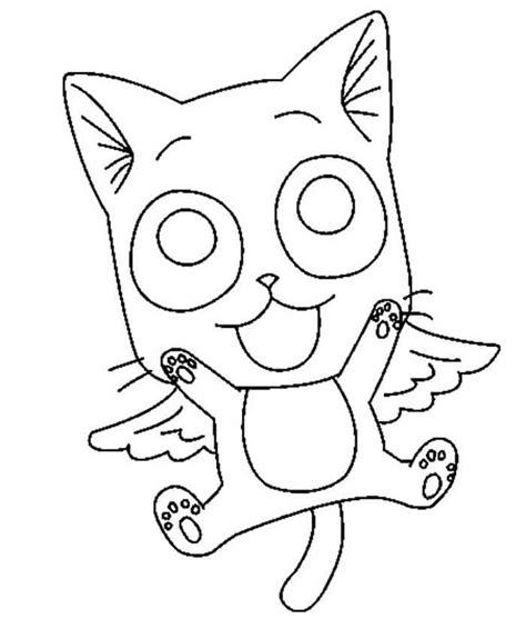 Coloriage - Kagura Mikazuchi du manga Fairy Tail: Dibujar Fácil con este Paso a Paso, dibujos de A Happy Fairy Tail, como dibujar A Happy Fairy Tail para colorear e imprimir