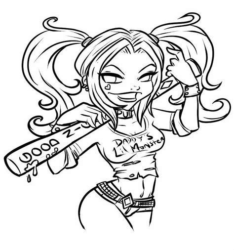 Pin on *ART EMPORIUM. GRAPHICS & DESIGN CENTER.: Dibujar Fácil con este Paso a Paso, dibujos de A Harley Quinn Anime, como dibujar A Harley Quinn Anime paso a paso para colorear