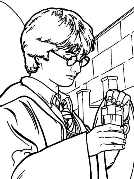 10 Imágenes de Harry Potter Para Colorear - Dibujos Para: Aprende a Dibujar y Colorear Fácil, dibujos de A Harry Potter Anime, como dibujar A Harry Potter Anime paso a paso para colorear