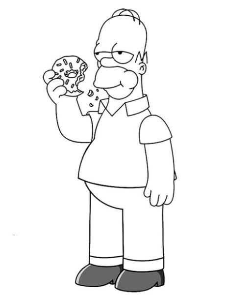 Los Simpson Para Dibujar Homero Simpson es el personaje: Dibujar Fácil con este Paso a Paso, dibujos de A Homer Simpson Paso Por Paso, como dibujar A Homer Simpson Paso Por Paso para colorear e imprimir
