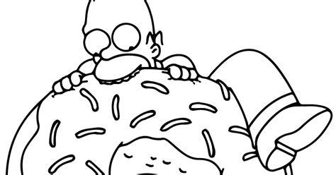 Páginas para colorear originales Original coloring pages: Aprender a Dibujar Fácil, dibujos de A Homero Comiendo Rosquilla, como dibujar A Homero Comiendo Rosquilla paso a paso para colorear