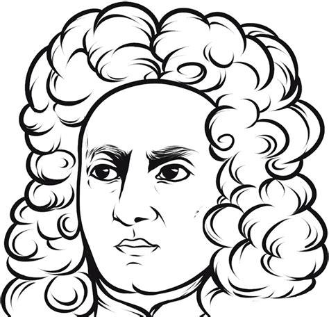Dibujo De Isaac Newton Para Colorear: Dibujar y Colorear Fácil con este Paso a Paso, dibujos de A Isaac Newton, como dibujar A Isaac Newton para colorear e imprimir