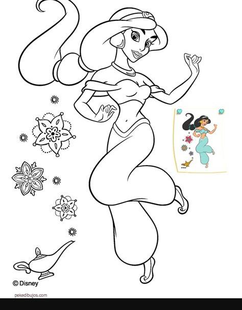Dibujos de la princesa Jasmín para colorear: Dibujar Fácil, dibujos de A Jasmine De Disney, como dibujar A Jasmine De Disney para colorear
