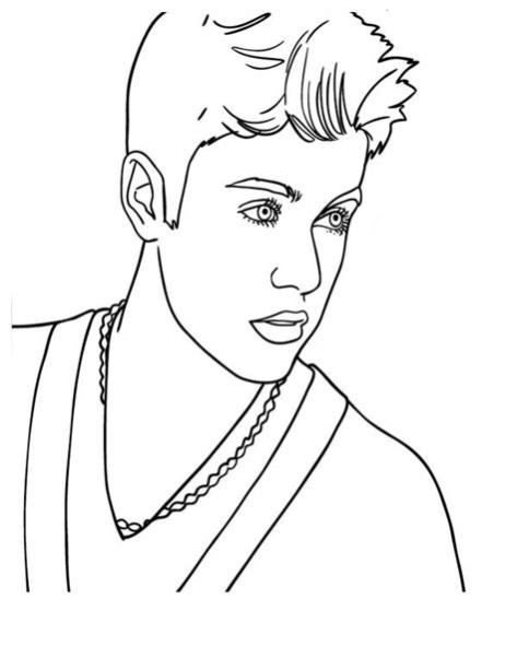 Justin Bieber (Persona famosa) – Colorear dibujos gratis: Dibujar Fácil, dibujos de A Justin Bieber, como dibujar A Justin Bieber paso a paso para colorear