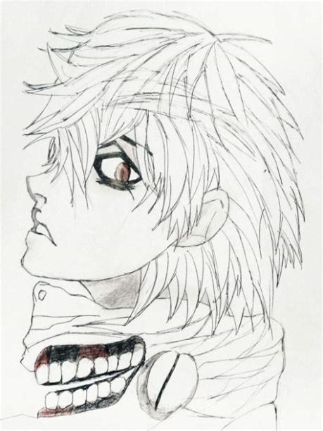 Dibujo de Kaneki (Tokyo Ghoul) | •Anime• Amino: Aprender a Dibujar y Colorear Fácil con este Paso a Paso, dibujos de A Kaneki De Tokyo Ghoul, como dibujar A Kaneki De Tokyo Ghoul paso a paso para colorear
