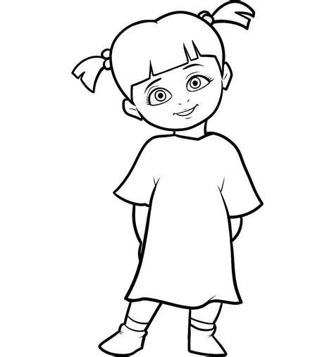 Character Little Boo Monster Inc Coloring Pages | Cartoon: Aprende como Dibujar y Colorear Fácil, dibujos de A Kid Boo, como dibujar A Kid Boo para colorear e imprimir