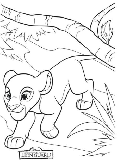 Lion Guard Coloring Pages - Best Coloring Pages For Kids: Aprende a Dibujar y Colorear Fácil, dibujos de A Kion, como dibujar A Kion para colorear