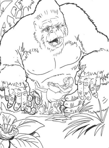 28 dibujos de King kong para colorear | Oh Kids | Page 3: Aprende como Dibujar Fácil con este Paso a Paso, dibujos de A Kong, como dibujar A Kong para colorear