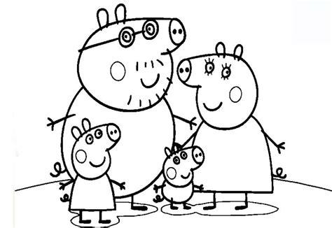 COLOREAR PEPPA PIG - COLOREAR FAMILIA DE PEPPA PIG: Aprende a Dibujar Fácil, dibujos de A La Familia De Peppa Pig, como dibujar A La Familia De Peppa Pig para colorear e imprimir