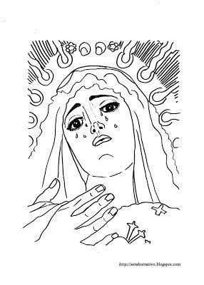 Virgen_de_los_Dolores_Herrera.jpg (286×400) | Dibujos: Aprender a Dibujar y Colorear Fácil con este Paso a Paso, dibujos de A La Macarena, como dibujar A La Macarena para colorear e imprimir