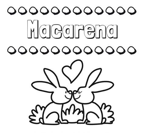 Nombre Macarena: Colorear las letras de los nombres con: Aprende a Dibujar Fácil con este Paso a Paso, dibujos de A La Macarena, como dibujar A La Macarena para colorear