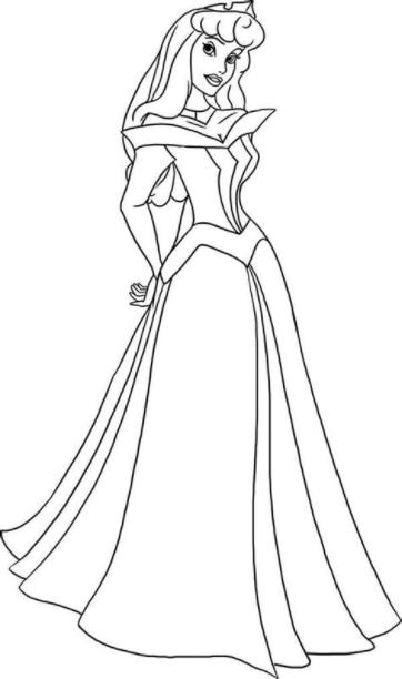 Dibujos de Princesa Aurora para Colorear. Pintar e: Dibujar y Colorear Fácil, dibujos de A La Princesa Aurora, como dibujar A La Princesa Aurora para colorear