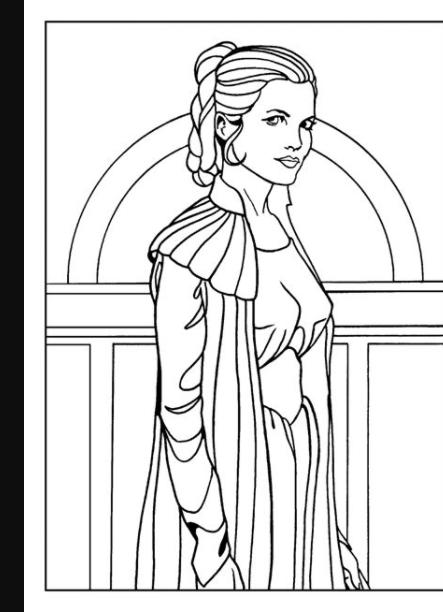 Ausmalbilder Star Wars Prinzessin Leia http://www: Dibujar y Colorear Fácil con este Paso a Paso, dibujos de A La Princesa Leia, como dibujar A La Princesa Leia paso a paso para colorear