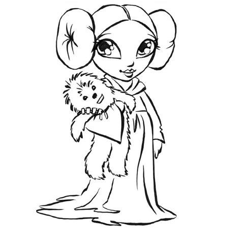 Princess Leia Coloring Pages - Free Printable Coloring: Dibujar y Colorear Fácil con este Paso a Paso, dibujos de A La Princesa Leia, como dibujar A La Princesa Leia para colorear