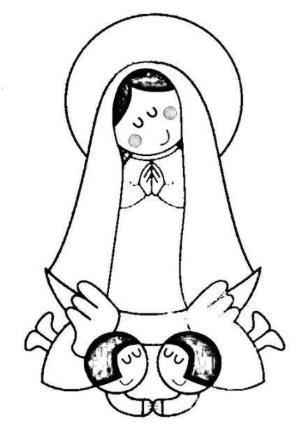 espiritu santo para colorear | Virgen maria para niños: Dibujar Fácil, dibujos de A La Virgen Maria, como dibujar A La Virgen Maria para colorear