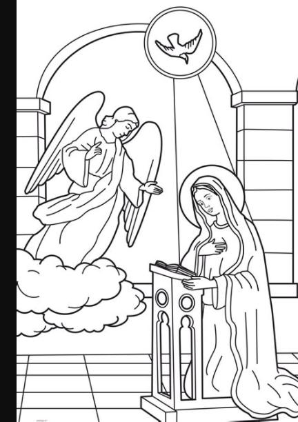 Dibujos de la Virgen María para colorear: Aprender a Dibujar y Colorear Fácil, dibujos de A La Virgen Maria Para Niños, como dibujar A La Virgen Maria Para Niños para colorear