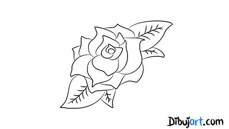Cómo dibujar una Rosa #2 - Una Rosa color Fucsia: Aprender como Dibujar y Colorear Fácil, dibujos de A Lapiz Una Rosa, como dibujar A Lapiz Una Rosa para colorear