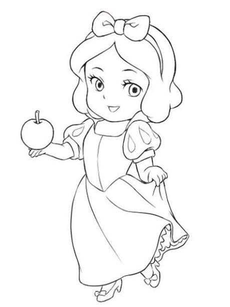 Cómo dibujar A Las Princesas De Disney Bebes 】 Paso a Paso Muy Fácil 2023 -  Dibuja Fácil