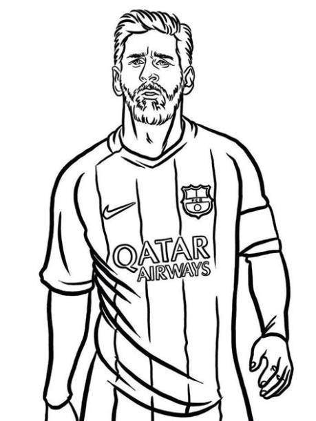 Pin on Csanád: Aprender como Dibujar y Colorear Fácil con este Paso a Paso, dibujos de A Lionel Messi, como dibujar A Lionel Messi para colorear