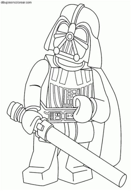 Dibujos Sin Colorear: Dibujos de Darth Vader (Star Wars: Dibujar y Colorear Fácil, dibujos de A Lord Vader, como dibujar A Lord Vader para colorear e imprimir