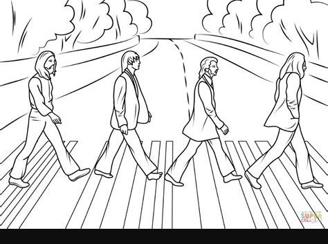 Dibujo de Disco Abbey Road de Los Beatles para colorear: Dibujar Fácil, dibujos de A Los Beatles, como dibujar A Los Beatles para colorear e imprimir