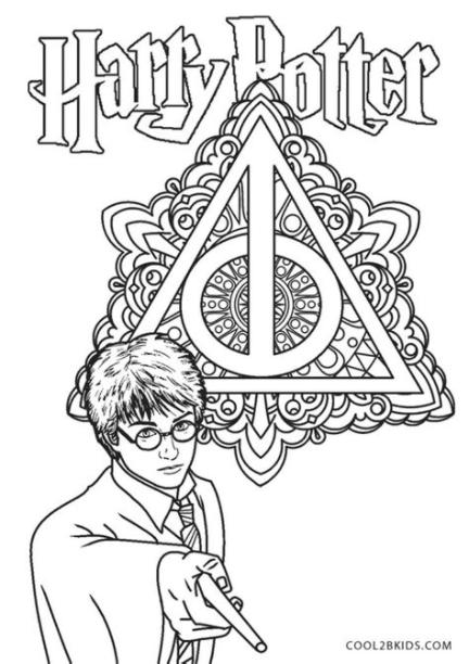 Dibujos de Harry Potter para colorear - Páginas para: Aprender a Dibujar y Colorear Fácil, dibujos de A Los Personajes De Harry Potter, como dibujar A Los Personajes De Harry Potter paso a paso para colorear