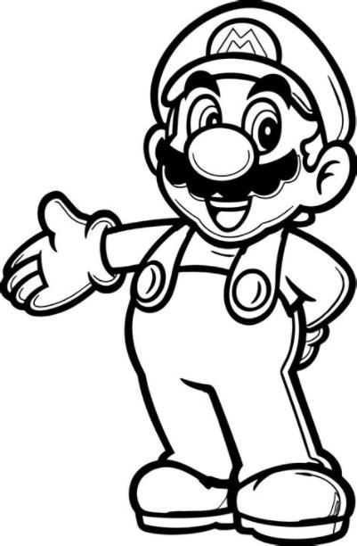 Dibujos Mario Bros para colorear. 100 imágenes se: Aprende como Dibujar Fácil, dibujos de A Los Personajes De Mario Bros, como dibujar A Los Personajes De Mario Bros para colorear