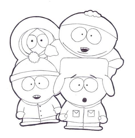 52 dibujos de South park para colorear | Oh Kids | Page 1: Dibujar Fácil, dibujos de A Los Personajes De South Park, como dibujar A Los Personajes De South Park para colorear e imprimir