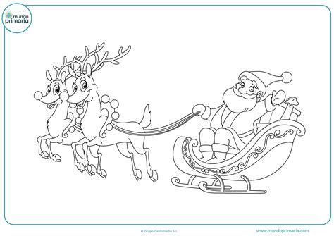 Dibujos de Navidad para Colorear e Imprimir 【Originales: Dibujar Fácil, dibujos de A Los Renos De Papa Noel, como dibujar A Los Renos De Papa Noel para colorear e imprimir
