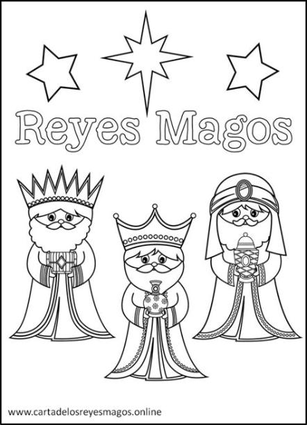 Las Mejores imágenes de los Reyes Magos para colorear gratis: Aprende como Dibujar Fácil, dibujos de A Los Reyes Magos Para Niños, como dibujar A Los Reyes Magos Para Niños para colorear
