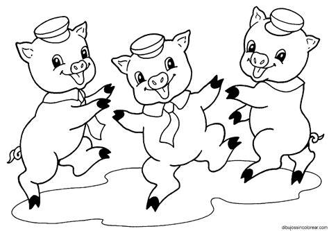 Dibujos de Personajes de Los Tres Cerditos para Colorear: Dibujar y Colorear Fácil, dibujos de A Los Tres Cerditos, como dibujar A Los Tres Cerditos paso a paso para colorear