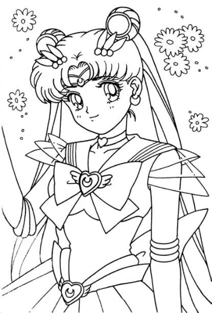 Sailor Moon Coloring Book – xeelha en 2020 | Fondo de: Dibujar Fácil con este Paso a Paso, dibujos de A Luna De Sailor Moon, como dibujar A Luna De Sailor Moon paso a paso para colorear